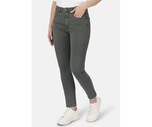 5-Pocket-Jeans STOOKER WOMEN "Rio Colour Skinny Fit Jeans", Damen, Gr. 36, Länge 28, grün (grün urban), Denim/Jeans, 98% Baumwolle, 2% Elasthan, skinny fit lang, Jeans 5-Pocket-Jeans, Skinny Fit Casua