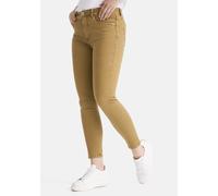 5-Pocket-Jeans STOOKER WOMEN "Rio Colour Skinny Fit Jeans", Damen, Gr. 44, Länge 28, grün (grün moss), Denim/Jeans, 98% Baumwolle, 2% Elasthan, skinny fit lang, Jeans 5-Pocket-Jeans, Skinny Fit Casual
