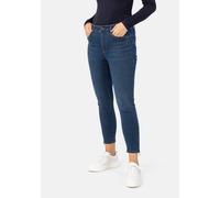 5-Pocket-Jeans STOOKER WOMEN "Rio Denim Strass Skinny Fit", Damen, Gr. 48, Länge 26, blau (medium blau), Denim/Jeans, 82% Baumwolle, 17% Polyester, 1% Elasthan, skinny fit 7/8-Länge, Jeans 5-Pocket-Je