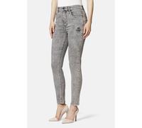 5-Pocket-Jeans STOOKER WOMEN "Rio Fashion Skinny Fit", Damen, Gr. 42, Länge 28, grau (grau acid), Denim/Jeans, 82% Baumwolle, 17% Polyester, 1% Elasthan, skinny fit lang, Jeans 5-Pocket-Jeans, Skinny