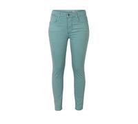 5-Pocket-Jeans STOOKER WOMEN "Rio Fexxi Move Strass Skinny Fit Jeans", Damen, Gr. 40, Länge 26, blau (blau aqua), Denim/Jeans, 83% Baumwolle, 16% Polyester, 1% Elasthan, skinny fit lang, Jeans 5-Pocke