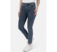 Zermatt Fashion Damen 5-Pocket-Jeans Straight Fit Denim/Jeans Acid wash eng lang