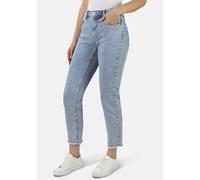 5-Pocket-Jeans STOOKER WOMEN "Zermatt Fashion Straight Fit Jeans", Damen, Gr. 48, Länge 28, blau (light blau acid), Denim/Jeans, 98% Baumwolle, 2% Elasthan, straight fit lang, Jeans 5-Pocket-Jeans, St