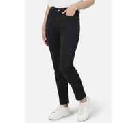 5-Pocket-Jeans STOOKER WOMEN "Zermatt Thermo Straight Fit Jeans", Damen, Gr. 36, Länge 30, schwarz (schwarz denim), Denim/Jeans, 63% Baumwolle, 34% Polyester, 3% Elasthan, straight fit lang, Jeans 5-P