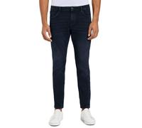 5-Pocket-Jeans TOM TAILOR "Josh", Damen, Gr. 31, Länge 32, blau (schwarz stone blau schwarz), Denim/Jeans, Obermaterial: 70% Baumwolle, 28% Polyester, 2% Elasthan, slim fit lang, Jeans 5-Pocket-Jeans,