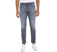 5-Pocket-Jeans TOM TAILOR "Josh", Herren, Gr. 31, Länge 34, grau (grau denim), Denim/Jeans, Obermaterial: 85% Baumwolle, 13% Polyester, 2% Elasthan, leichte Abriebeffekte, slim fit lang, Jeans 5-Pocke