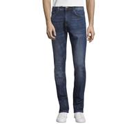 Tom Tailor Herren Jeans Josh Regular Slim dunkelblau Used Denim Größe 33/30