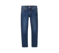 5-Pocket-Jeans TOM TAILOR, Jungen, Gr. 140, N-Gr, blau (stone blau denim), Denim/Jeans, Obermaterial: 90% Baumwolle, 8% Elastomultiester, 2% Elasthan, unifarben, slim fit lang, Jeans 5-Pocket-Jeans, m