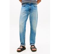 5-Pocket-Jeans TOMMY HILFIGER "REGULAR TAPERED HARLEM", Herren, Gr. 32, Länge 32, taj blau, Denim/Jeans, Obermaterial: 100% Baumwolle, normal lang, Jeans 5-Pocket-Jeans, Straight Fit Jeans (55886237-3
