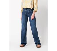 5-Pocket-Jeans TONI "Liv Straight", Damen, Gr. 40, N-Gr, blau bleached used, Denim/Jeans, Obermaterial: 88% Baumwolle, 10% Polyester, 2% Elasthan, regular fit lang, Jeans 5-Pocket-Jeans, Regular-Fit,