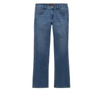 5-Pocket-Jeans WRANGLER "HORIZON- 365COOL", Herren, Gr. 32, Länge 32, sea_floor, Denim/Jeans, Obermaterial: 99% Baumwolle, 1% Elasthan, bootcut fit lang, Jeans 5-Pocket-Jeans (83517806-32) sea_floor