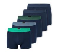 SCHIESSER Slim Fit Trunks aus Baumwoll-Mix in Marine, Größe S