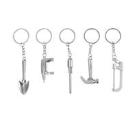 5 Stück Mini-Schraubenschlüssel, Anhänger, Schlüsselanhänger, Reparaturwerkzeuge, Schlüsselanhänger, Werkzeug, Werkzeug, Metall, Werkzeugmuster-Set B,