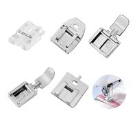 5 Stück Nähfüße Reißverschluss Reißverschluss-Nähfuß nähzubehör Universell Kompatibel mit Heimnähmaschinen für Nähmaschine Von W6 Brother Singer Carina Janome und Mehr, Nähmaschinen Zubehör