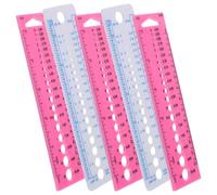 5 Stück Stricknadel Messwerkzeug aus ABS mit Aufhängeloch | Messwerkzeug für Stricknadeln, Organisierbare Aufbewahrung, Tragbar für Shop und Zuhause