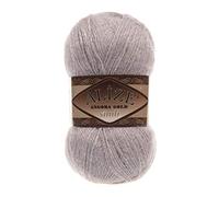 5 x 100 g Alize Glitzerwolle, Angora Gold Simli Effektwolle einfarbig, 500 Gramm Metallic - Wolle mit 20% Woll-Anteil (163)