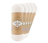 5 x 100g Sockenwolle Alize Superwash Artisan 75% Wolle Strickwolle Häkelgarn Farbwahl