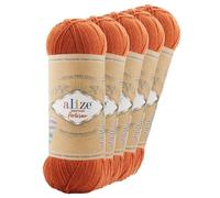 5 x 100g Sockenwolle Alize Superwash Artisan 75% Wolle Strickwolle Häkelgarn Farbwahl