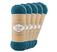 5 x 100g Sockenwolle Alize Superwash Artisan 75% Wolle Strickwolle Häkelgarn Farbwahl