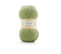 5 x 100g Strickgarn Alize Baby Best Uni, Antipilling türkische Wolle (485)