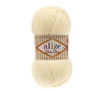 5 x 100g Strickgarn Alize Baby Best Uni, Antipilling türkische Wolle (62)