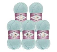 5 x 100g Strickgarn Alize Cotton Gold Uni Klassikgarn Häkelgarn Strick-Wolle Farbwahl