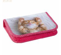 5 x Eberhard Faber Schüleretui 42-teilig befüllt bunt Motiv Katze