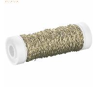 5 x Knorr prandell Bouilloneffektdraht 0,3mmx50m gold