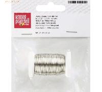 5 x Knorr prandell Draht 0,25mmx150m altsilberfarben