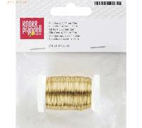 5 x Knorr prandell Golddraht 0,25mmx35m