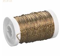 5 x Knorr prandell Lackdraht 0,5mmx50m goldfarben