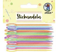 5 x Ludwig Bähr Sticknadeln 2mm farbig sortiert VE=32 Stück