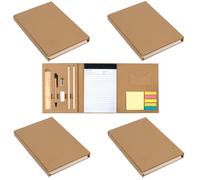 5 x Schreibmappe 9tlg mit Notizblock, Haftnotizen + Zubehör Aktenmappe Portfolio