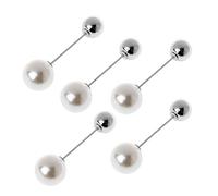 5 x/Set Pullover Schal Clip, klassische Imitation von Doppelperlen Broschen, Schmuck, Dekoration, Schal, Sicherheitsnadeln für, Taschen, Broschennadeln für Frauen, Vintage