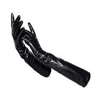 50 cm lange Lederhandschuhe, klassische lange Lederhandschuhe für Damen, warme Winterhandschuhe, Lammfell lange Handschuhe