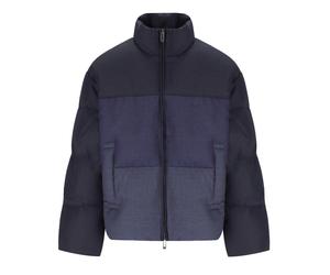50 EMPORIO ARMANI DEGRADÉ BLAUE WATTIERTE JACKE