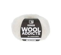 50 g LANGYARNS Wooladdicts HONOR Farbe Offwhite 94