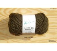 50 gr. Filzwolle f. d. Waschmaschine, Online, Linie 231, Neu, Fb. 09 grün