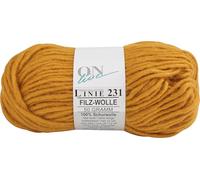 50 gr. Filzwolle für die Waschmaschine, Online, Neu, Fb. 021 ocker