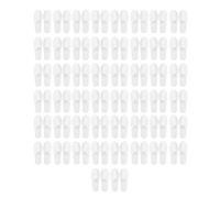 50 Paar Eeinweg Hausschuhe, Tragbare Rutschfeste Geschlossen Zehen Hausschlappen Gästehausschuhe für Damen Familien Spa Gäste, Hotel, Haus Party, Einweihungsparty