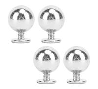 50 Set Runde Nieten-Sets, Multifunktionale 8-mm-Kugelkopf-Nietensätze, Kugelkopf-Bolzenschraubennieten für Kleidung, Kunsthandwerk, Lederhandwerk, Kleidung, Stiefel, Handtaschen,