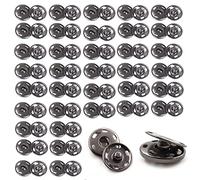 50 Sets Druckknöpfe Zum Annähen Groß, Annähen Druckknöpfe Metall Druckknopf für Geldbörse Handtasche Kleidung Nähen Handwerk DIY Lieferung (19 mm)