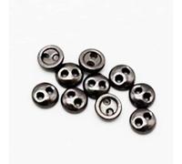 50 Stück 3 mm 4 mm 5 mm Mini-Knöpfe aus Metall, gemischte Farben, runde Brotknöpfe, Puppenknöpfe für 1/12 1/6 DIY- Nähpuppenkleidung