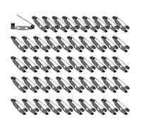 50 Stück Broschennadeln, sicherer Verschluss auf der Rückseite, Sicherheitsnadeln in Mehreren Größen für kreative Kunstprojekte und Nähbedarf, Zubehör, sicherer Verschluss auf der Rückseite