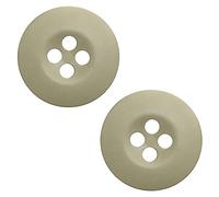 50 Stück Khaki-Nähknöpfe, 4 Löcher, 1,9 cm, Armee-/Militärknöpfe, 30 l, Kunststoff, 19 mm, poliert, matt, 19 mm, ideal für Arbeitskleidung, Schule, Koch, Schürzen, Hosen, Jacken, Taschen, Handwerk,