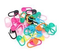 50 Stück Strickmaschenmarker Farbe wiederverwendbare Kunststoff Häkelstich Hand gestrickte Pullover Linie Werkzeug, bunte entzückende Qualität und langlebig