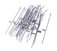 50 Stück Strickmaschinennadeln, kompatibel mit Silver Reed Singer Empisal Knitmaster Rippenaufsatz SRP50 SRP60 SRP60N