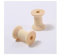 50 Stücke Natürliche Holzspule Handgefertigte Runde Halskette mit DIY Unvollendeter Holzkugel zur Herstellung von Schmuck Armbändern Handwerk Dekoration