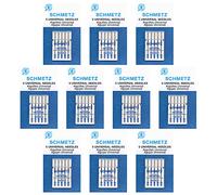 50 Universal Nähmaschinen Nadeln Schmetz - verschiedene Größen - Box von 10 Karten