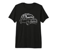 500 Italienischer Oldtimer, klassisches Auto Premium T-Shirt